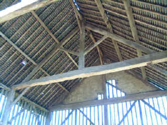 roof structure Hounds Barn